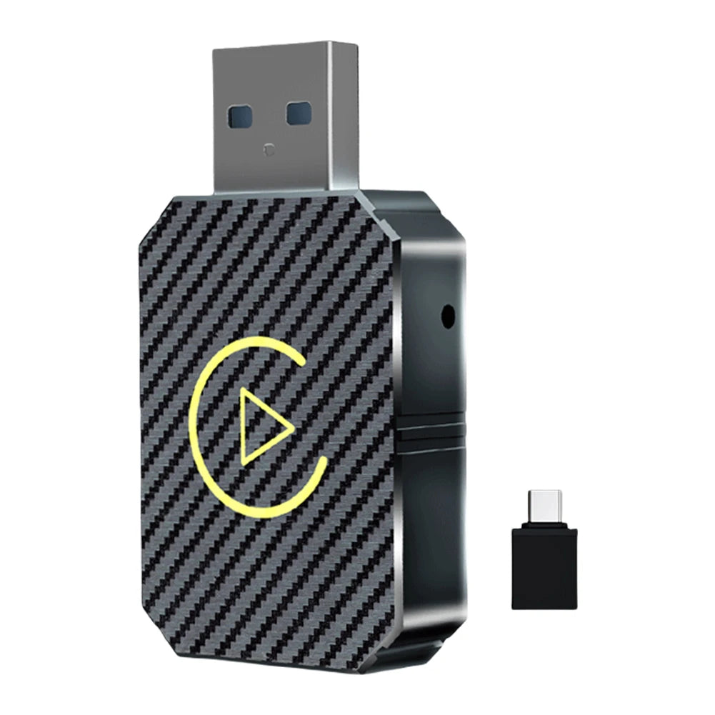 Wireless Carplay Android Auto Adapter Plug&Play Smart AI Box BT Carplay AI Box for OEM Wired Carplay/Andriod Auto Cars