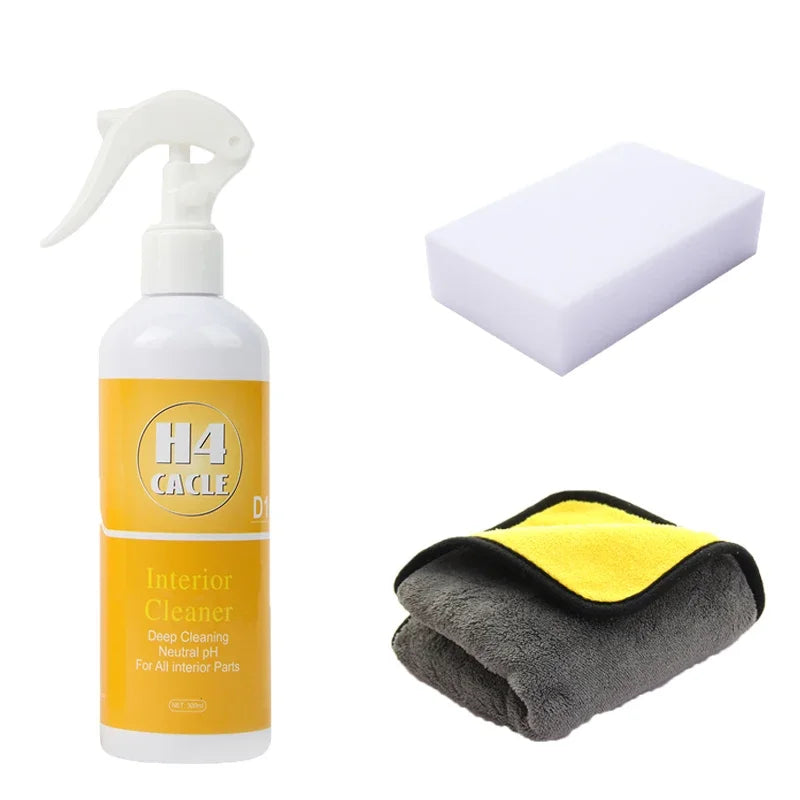 Multifunctional Car Upholstery Cleaner Car Upholstery Seat Waterless Wash Powerful De-Greasing Cleaner Universal