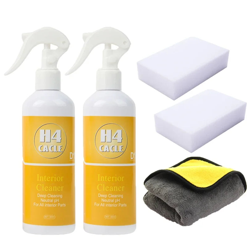 Multifunctional Car Upholstery Cleaner Car Upholstery Seat Waterless Wash Powerful De-Greasing Cleaner Universal