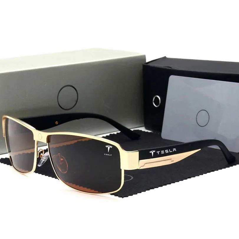 Car High-End Leisurely Luxury Sunglasses for Model 3 Model Y Model S Model X Cybertruck Roadster Men Women Fashion Goggles