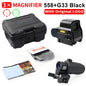 Hot Sale 558 Holographic Collimator Red Dot Sight G43/G33 3X G45 5X Magnifier Airsoft Hunting Gear W/20Mm Rail Mounts & QD Lever