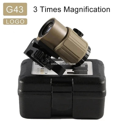 Hot Sale 558 Holographic Collimator Red Dot Sight G43/G33 3X G45 5X Magnifier Airsoft Hunting Gear W/20Mm Rail Mounts & QD Lever