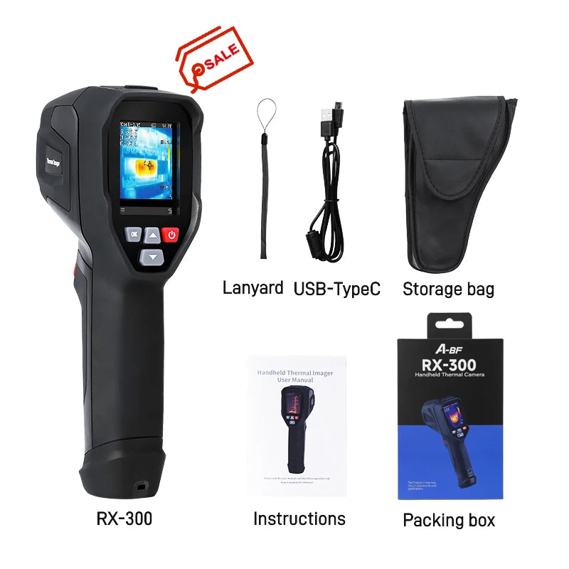 Infrared Thermal Imager RX-300 Industrial Floor Heating Detection ISR192*192 Pixel Enhancement Thermal Imaging Camera