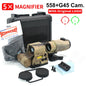 Hot Sale 558 Holographic Collimator Red Dot Sight G43/G33 3X G45 5X Magnifier Airsoft Hunting Gear W/20Mm Rail Mounts & QD Lever
