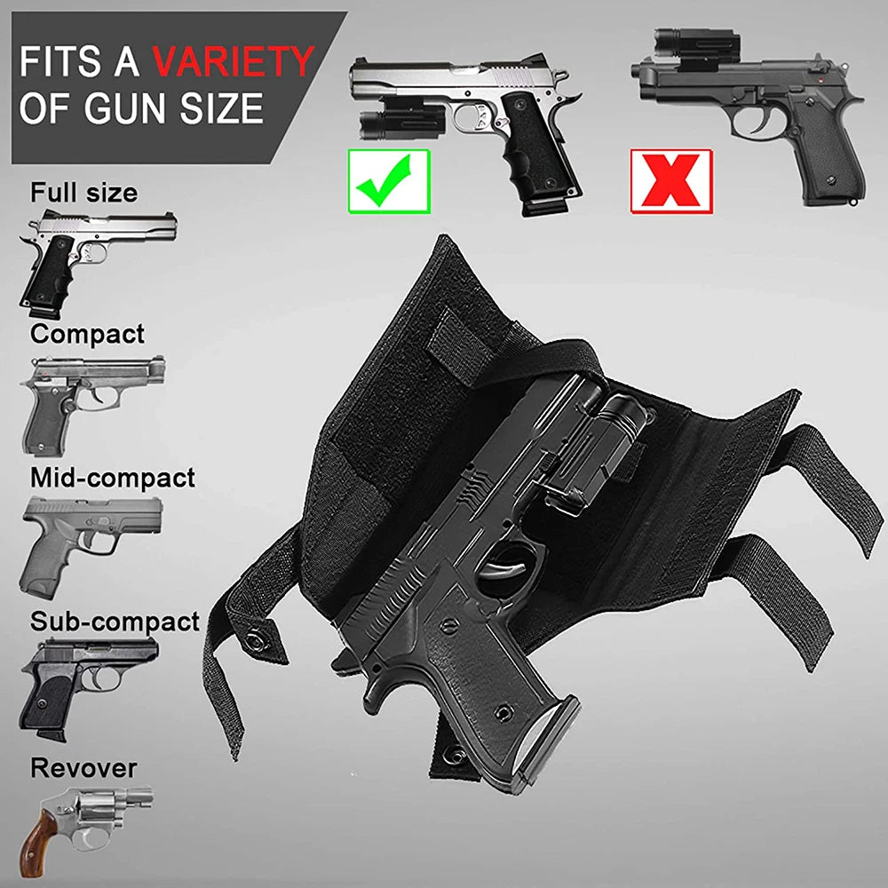 Universal Tactical Gun Holster Modular Belt Pistol Pouch for Right Hand G17 18 19 26 34 Military Rifle Holster for 1911 Glock