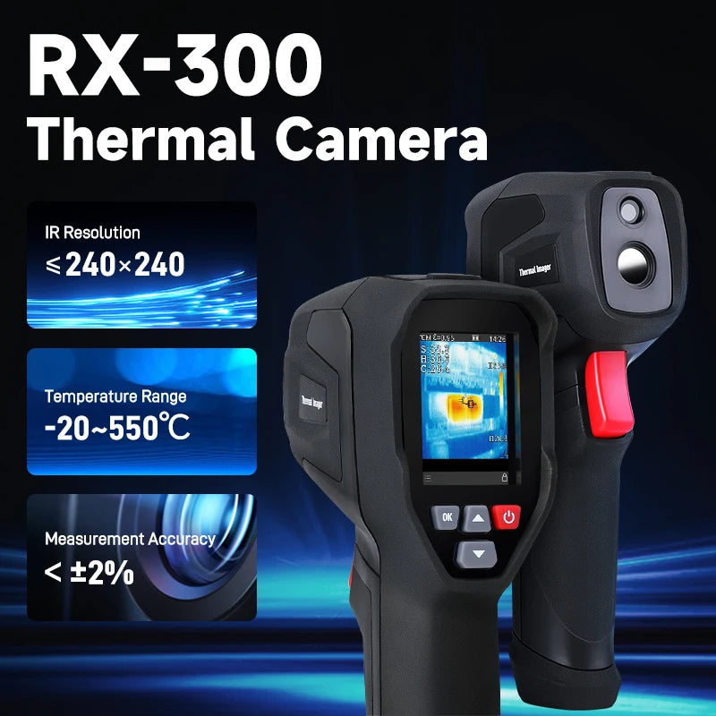 Infrared Thermal Imager RX-300 Industrial Floor Heating Detection ISR192*192 Pixel Enhancement Thermal Imaging Camera