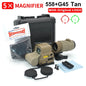 Hot Sale 558 Holographic Collimator Red Dot Sight G43/G33 3X G45 5X Magnifier Airsoft Hunting Gear W/20Mm Rail Mounts & QD Lever