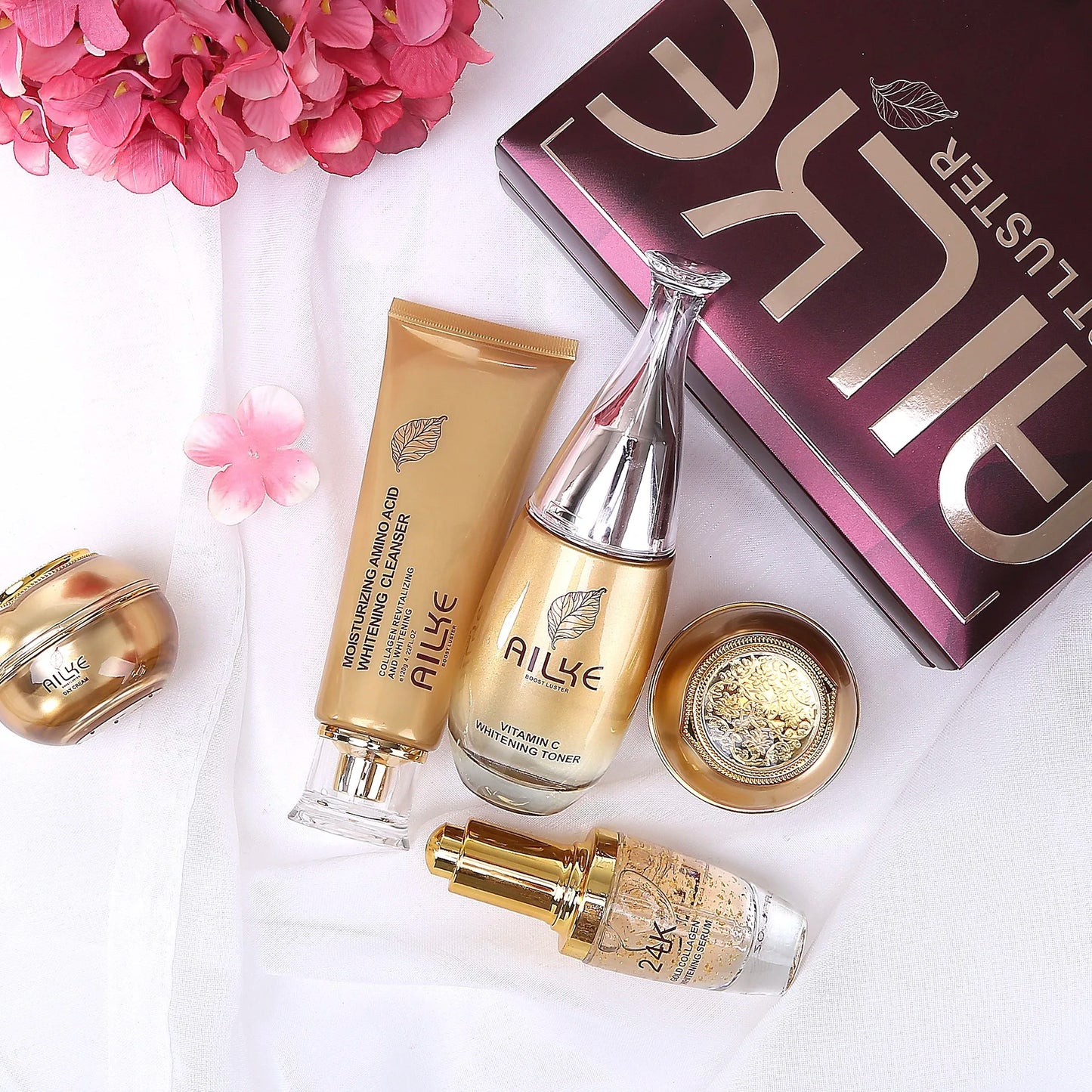 Cosmetics Facial Skin Care Sets Moisturizing Whitening Sleeping Women Beauty Wrinkle Cream Face Products Female Wholesale