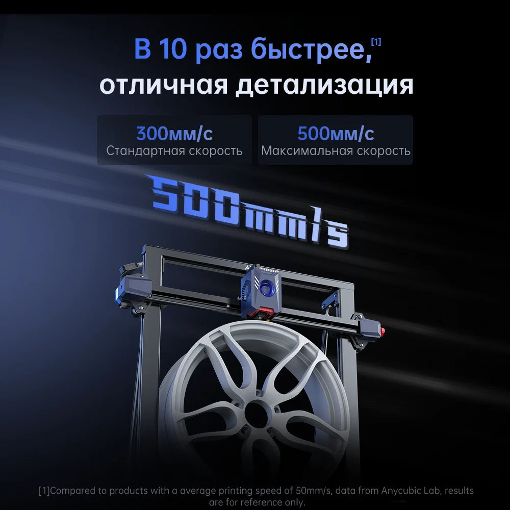Kobra 2 MAX FDM Large Format 3D Printer 500Mm/S Maximum Print Speed Build Size with 500*420*420Mm Smart APP Control