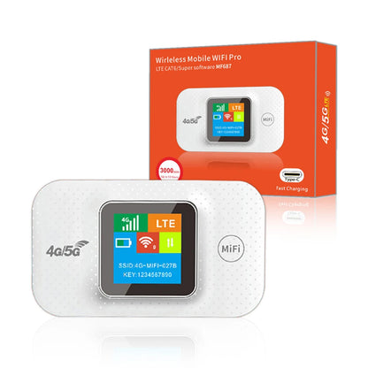 4G LTE Portable Wifi Hotspot 3000Mah 150Mbps Wireless Internet Router with Sim Card Slot Modem Router for Home Office Car Travel
