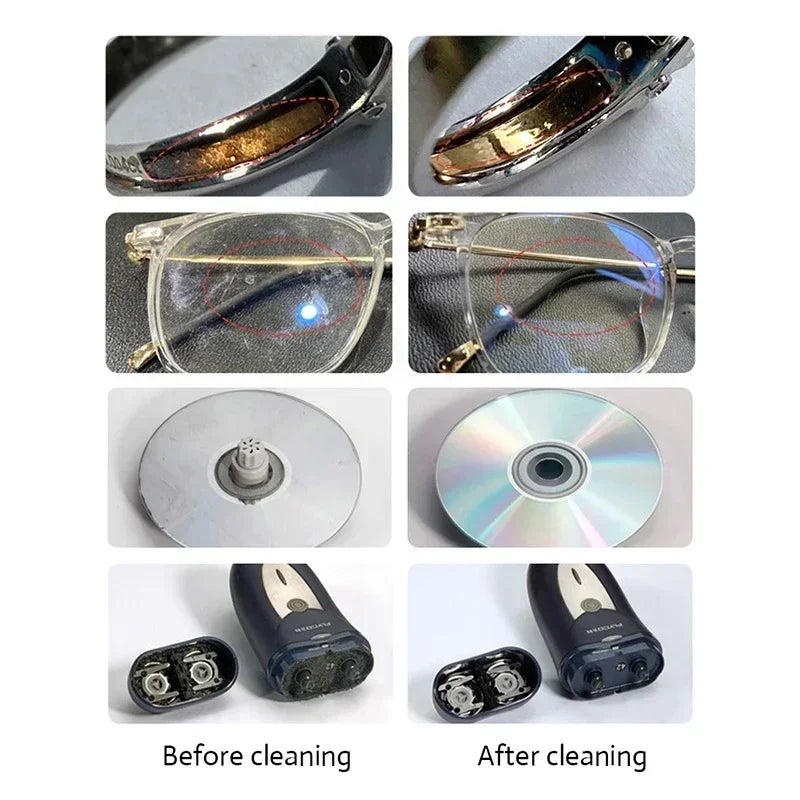 600ML Portable Ultrasonic Cleaner Jewelry Parts Glasses Denture False Teeth Watch Washing Machine Tub Dual Frequency Vibration