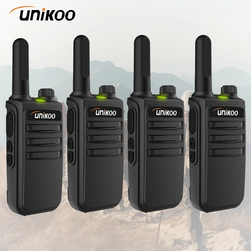 Walkie Talkie UK224 4 Pcs Mini Portable Two Way Radio PMR FRS Handheld Radio Comunicador Long Range Kids Walkie Talkies