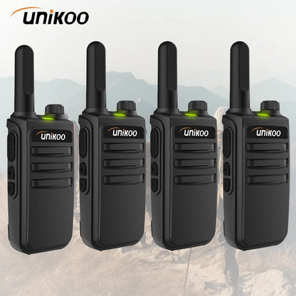 Walkie Talkie UK224 4 Pcs Mini Portable Two Way Radio PMR FRS Handheld Radio Comunicador Long Range Kids Walkie Talkies