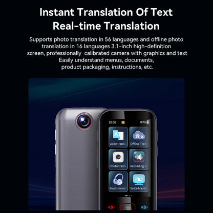 Language Translator Device Portable Voice Interpreter in 139 Foreign Language Translating Support Text /Photo Translate