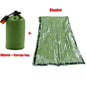 Outdoor Emergency Sleeping Bag, First Aid Blanket, Aluminum Foil Emergency Blanket, Waterproof and Lightweight Survival Blanket
