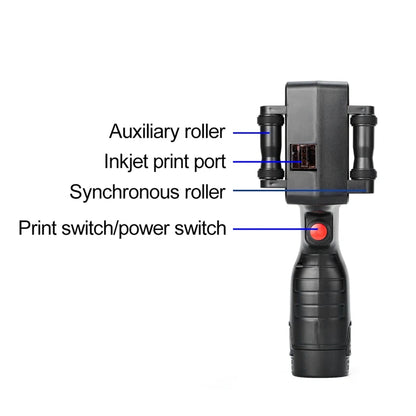 12.7Mm Portable Printer Production Date Batch Number Shelf Life Inkjet Printing QR Code Pattern Mini Handheld Inkjet Printer