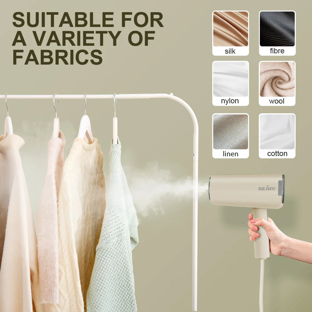 Garment Steamers Portable 150Ml Handheld Fabric Steamer Fast-Heat 1000W Steam Iron Cleaner for Home Travelling 220V/110V