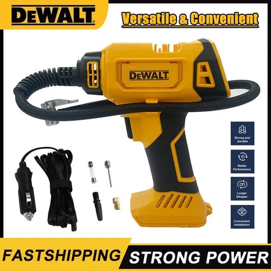 Battery Air Compressor Automatic Tire Inflator Cordless Electric Pump with Digital Pressure Gauge for Car Bike
