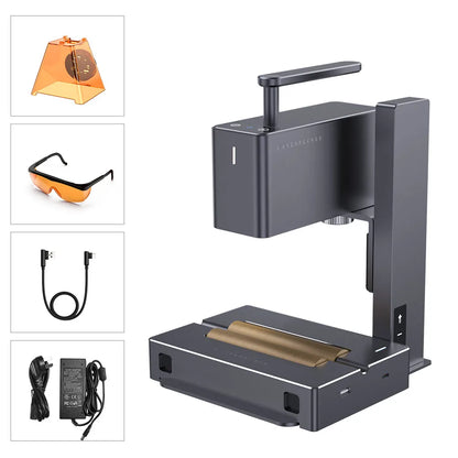 2 Laser Engraver Portable Wood Engraving Machine DIY Logo Printer Wood Graver Art Making Laser Engraving Machine