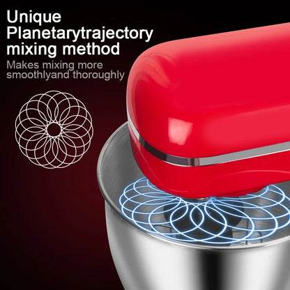 Kitchen Food Processor with Juicer Meat Grinder Chopper Stand Cream Egg Whisk Mixer Blender Cake Dough Bread Maker Machine
