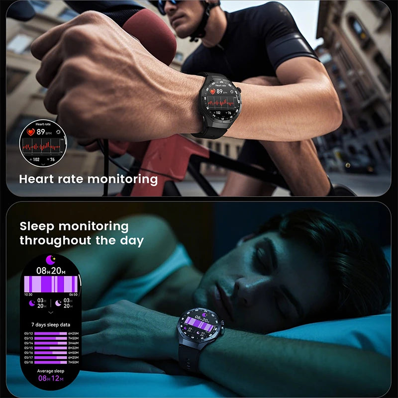 2025 New for Huawei GT5 Pro Smart Watch Men AMOLED Screen GPS Motion Trajectory Heart Rate Bluetooth Calls Smartwatch Waterproof
