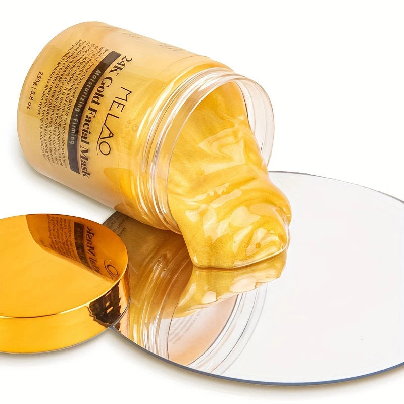 24K Gold Face Mask Beauty Facemask Skin Remove France Golden Collagen Facial Moisturizing Masks