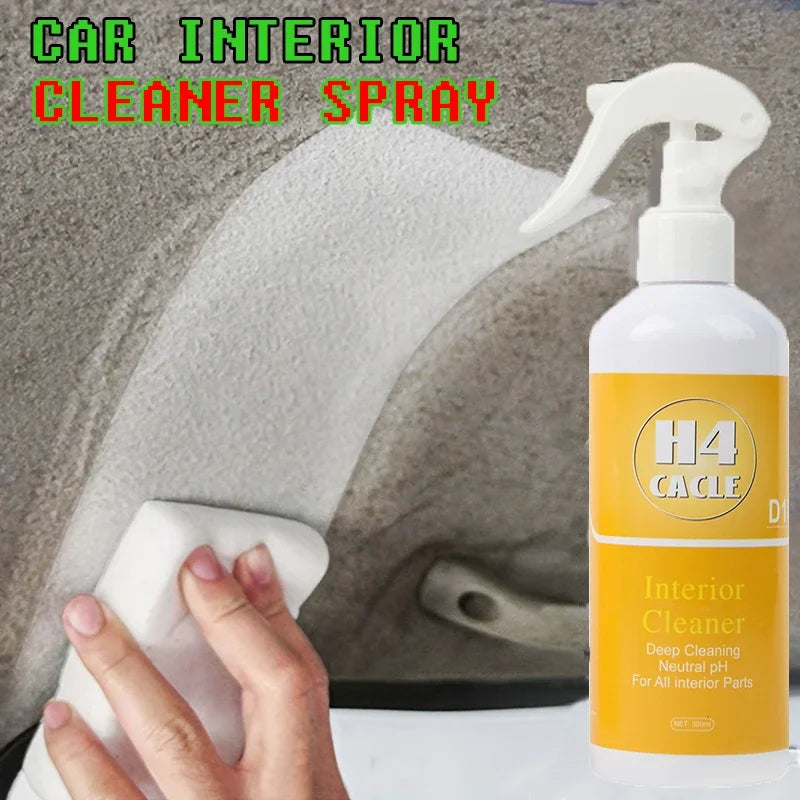 Multifunctional Car Upholstery Cleaner Car Upholstery Seat Waterless Wash Powerful De-Greasing Cleaner Universal