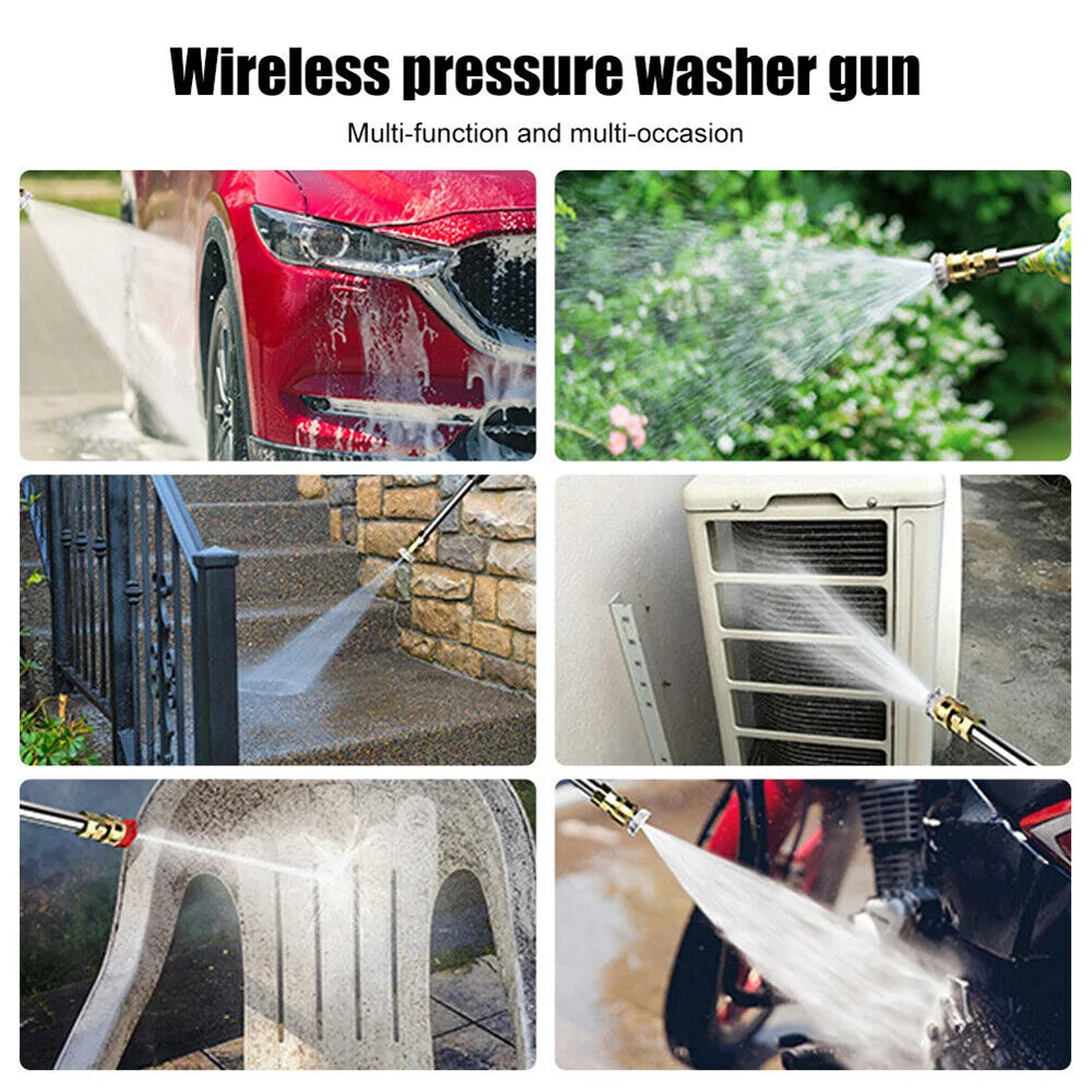 700W 30BAR Cordless Car Wash Water Gun 20000Mah High Pressure Cleaner Washer Spray Water Cleaning Machine for Makita 18V Battery