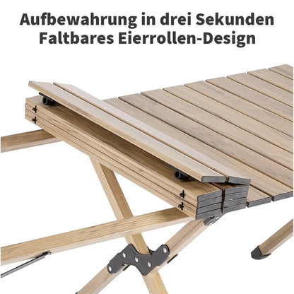 Outdoor Folding Table Camping Table Portable Lightweight Camp BBQ Grill Table Picnic Table High Bearing Foldable Table