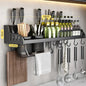 Kitchen Storage Rack Multifunctional Cutting Board Holder Wall Spice Rack Utensils Rack for Kitchen Seasoning Holder Organize