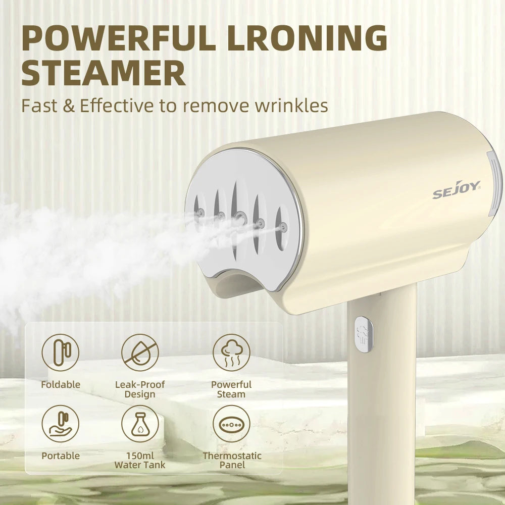 Garment Steamers Portable 150Ml Handheld Fabric Steamer Fast-Heat 1000W Steam Iron Cleaner for Home Travelling 220V/110V