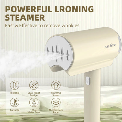 Garment Steamers Portable 150Ml Handheld Fabric Steamer Fast-Heat 1000W Steam Iron Cleaner for Home Travelling 220V/110V