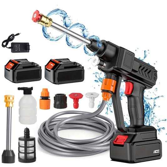 700W 30BAR Cordless Car Wash Water Gun 20000Mah High Pressure Cleaner Washer Spray Water Cleaning Machine for Makita 18V Battery