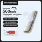 USB3.2 Solid State Pendrive AES256 & Fingerprint Encryption 520Mb/S USB Type C Gen 2 Flash Drive 1TB 512GB 256GB 128GB