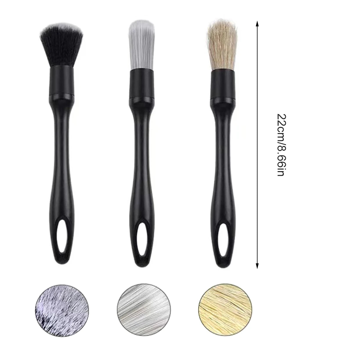 3/1Pcs Car Wash Wheel Brush Kit Flexible Car Detailing Brushes Non-Slip Easy to Cleaning Rims Spokes Wheel Barrel Car Accessorie
