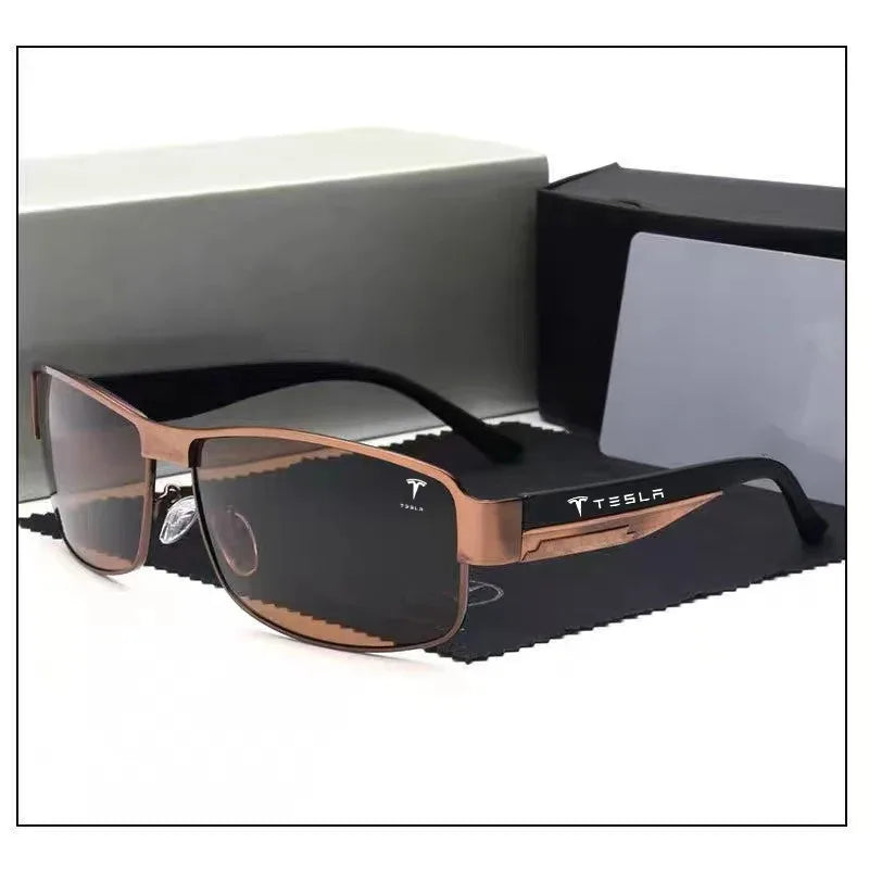Car High-End Leisurely Luxury Sunglasses for  Model 3 Model Y Model S Model X Cybertruck Roadster Men Women Fashion Goggles