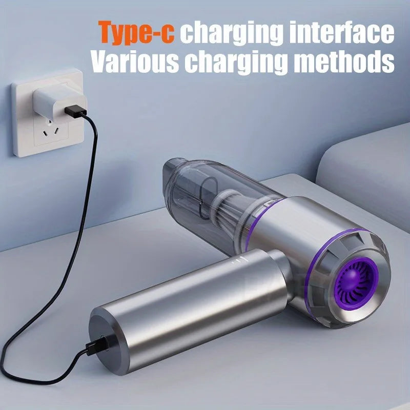 Car Vacuum Cleaner High Power Portable Handheld Wireless Brushless Motor Cleaning Machine Powerful Air Duster for Home Appliance
