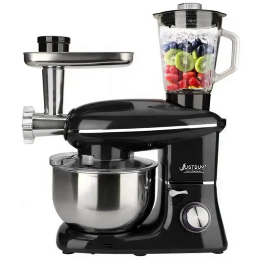 Kitchen Food Processor with Juicer Meat Grinder Chopper Stand Cream Egg Whisk Mixer Blender Cake Dough Bread Maker Machine