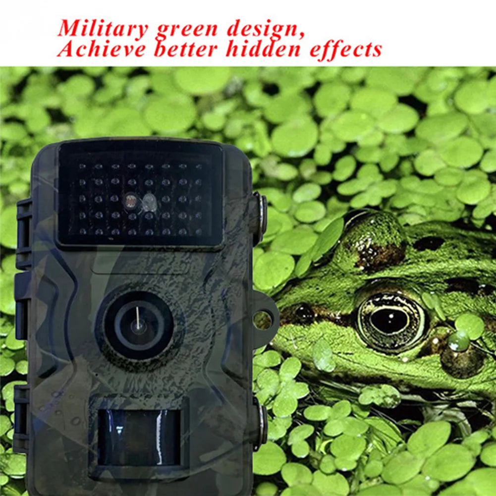 Hunting Trail Camera Motion Activated Infrared Night Vision Security Cam Animal Observation Camera for Outdoor Wildlife Hunting