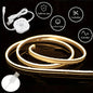 Motion Sensor Stair Neon Strip Lights with Chase Effect, USB Motion Activated Closet Light, 5V Neon LED Strip for Home Bedroom