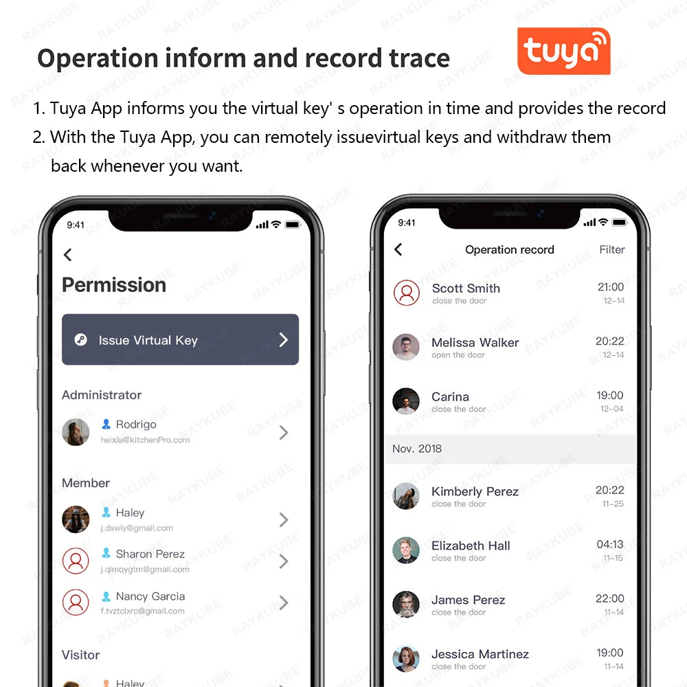 A1 Pro Tuya Bluetooth Smart Door Lock Tuya/ Smart Life APP Unlock No Drilling Required Delivery from Spain to EU Countri