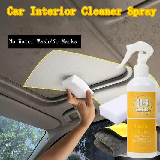 Multifunctional Car Upholstery Cleaner Car Upholstery Seat Waterless Wash Powerful De-Greasing Cleaner Universal