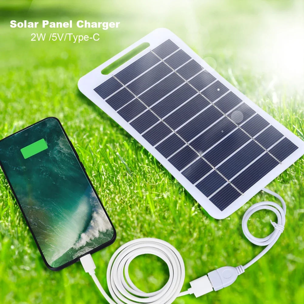 20W Foldable Solar Panel 5V USB Solar Cell Portable Waterproof Solar Panel Mobile Phone Battery Charger Outdoor Phone Power Bank