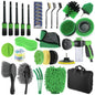 Detailing Brush Set Power Scrubber Drill Brushes Car Polish Pads Car Cleaning Brush for Car Air Vents Rim Dirt Dust Clean Tools