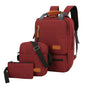 3Pcs Backpack Set Women Men Laptop Backpack Shoulder Bag Small Pocket for Travel School Business Work College Fits up to 14.5In