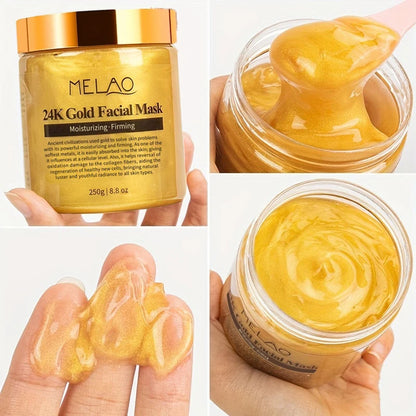 24K Gold Face Mask Beauty Facemask Skin Remove France Golden Collagen Facial Moisturizing Masks
