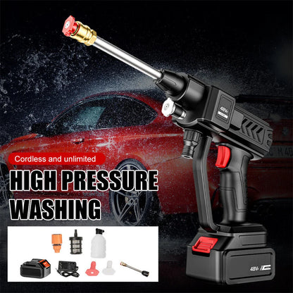 700W 30BAR Cordless Car Wash Water Gun 20000Mah High Pressure Cleaner Washer Spray Water Cleaning Machine for Makita 18V Battery