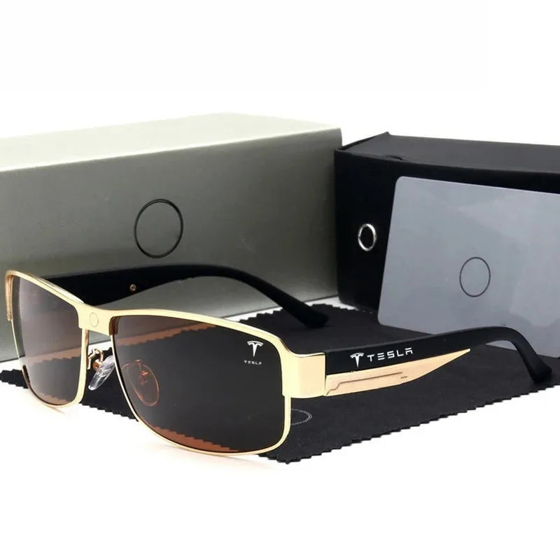 Car High-End Leisurely Luxury Sunglasses for  Model 3 Model Y Model S Model X Cybertruck Roadster Men Women Fashion Goggles