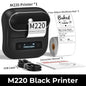 M220 Label Printer 75Mm Thermal Label Maker for Barcode Address Labeling Mailing File Folder Labels for Phone & PC