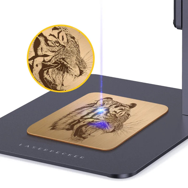 2 Laser Engraver Portable Wood Engraving Machine DIY Logo Printer Wood Graver Art Making Laser Engraving Machine